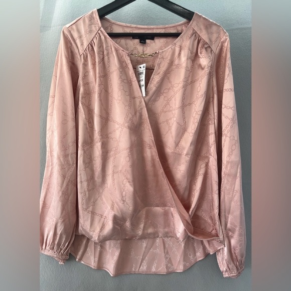 - I.N.C.‎ International concepts faux wrap blouse - Picture 1 of 5